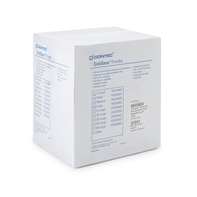 Contec® CritiGear ™ Cleanroom Frocks, Large, 1 Bag of 10 (Coats and Jackets) - Img 6