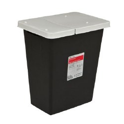 SharpSafety™ RCRA Waste Container, 18 Gallon, 26 x 12¾ x 18¼ Inch, 1 Case of 5 () - Img 1