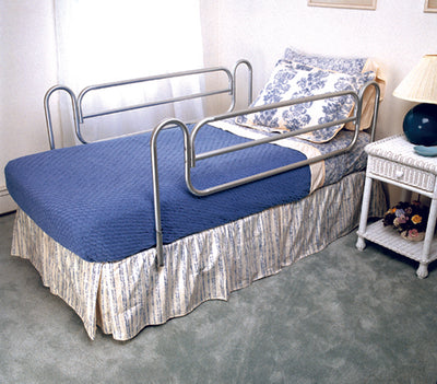 Bed Rails (Carex)  (pr) Home Style/Chrome-plated Steel