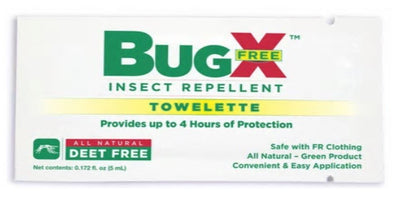 BUGX, TOWELETTE DEET FREE (50/BX) (Over the Counter) - Img 1