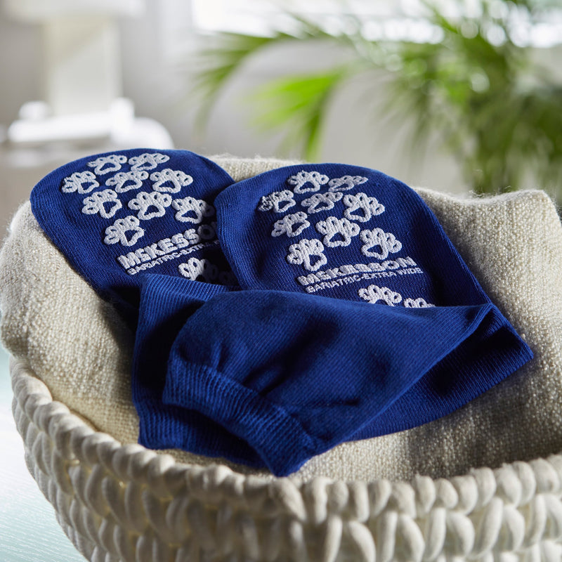 McKesson Terries™ Adult Slipper Socks, Bariatric / X-Wide, Royal Blue, 1 Case of 48 (Slippers and Slipper Socks) - Img 7