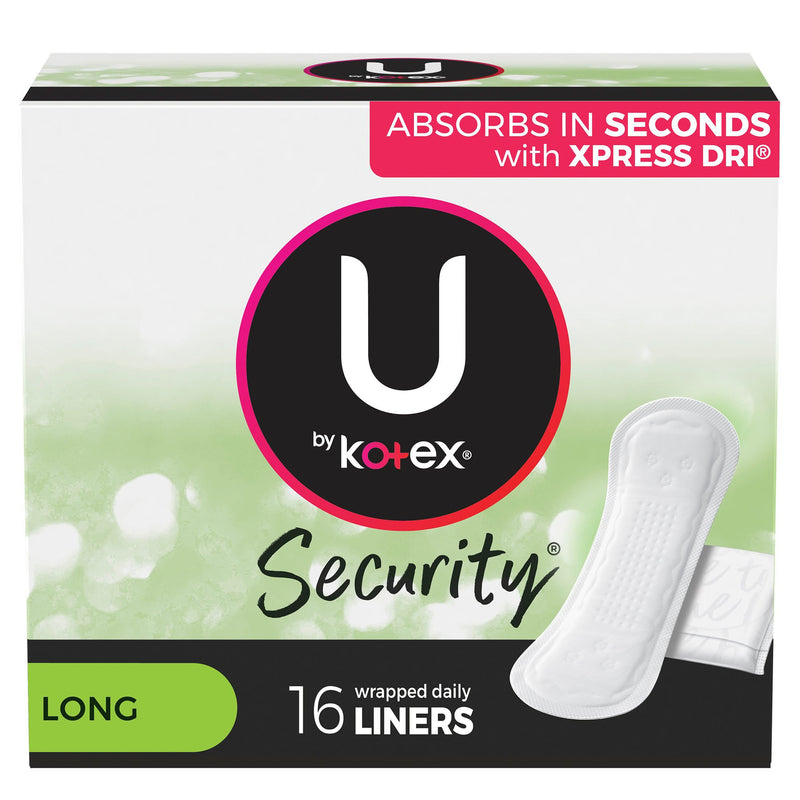 U By Kotex® Lightdays® Liners, Long, 1 Case of 192 (Feminine Protection) - Img 1