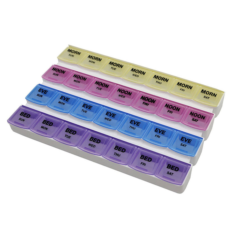 Mediplanner® 7-Day, Four Times a Day Pill Organizer, 1 Each (Pharmacy Supplies) - Img 1