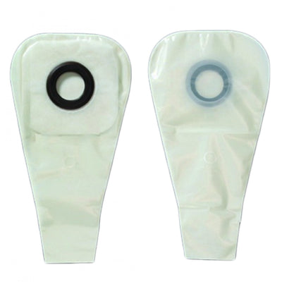 Karaya 5 One-Piece Drainable Transparent Colostomy Pouch, 12 Inch Length, 1-3/8 Inch Stoma, 1 Each (Ostomy Pouches) - Img 1