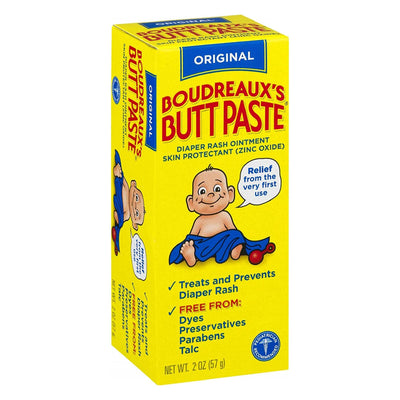 Boudreaux's Original Butt Paste Diaper Rash Treatment, 16% Zinc Oxide, 2 oz Tube, Scented, 1 Each (Skin Care) - Img 2