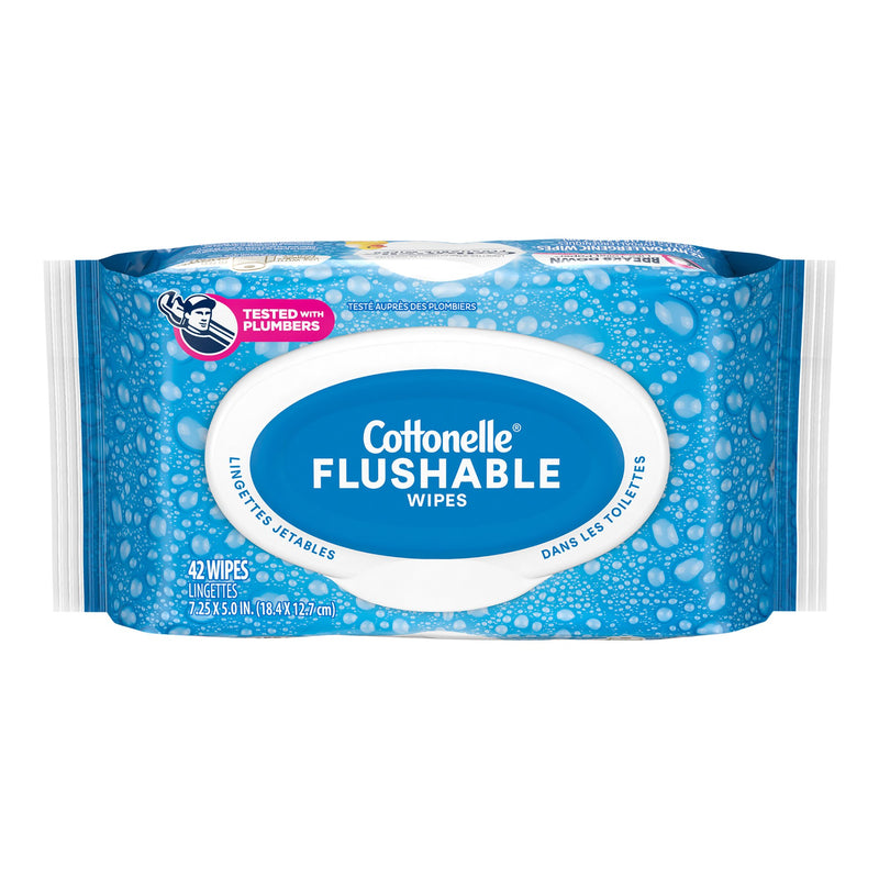 WIPE, WET COTTONELLE FRESH CARE FLUSHABLE (24/PK 12PK/CS) (Skin Care) - Img 3