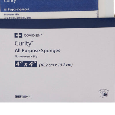 Curity™ Sterile Nonwoven Sponge, 4 x 4 Inch, 1 Tray of 25 (General Wound Care) - Img 4