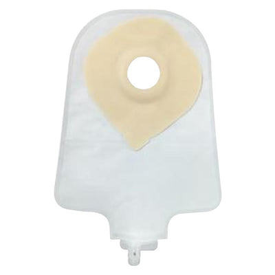 Securi-T™ One-Piece Drainable Transparent Urostomy Pouch, 9 Inch Length, 1 Inch Stoma, 1 Box of 10 (Ostomy Pouches) - Img 1