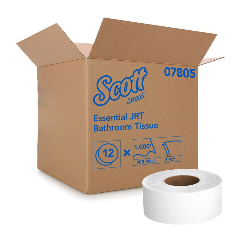 Scott® Essential Jumbo Roll Toilet Paper, Standard, 1 Roll (Toilet Tissues) - Img 1