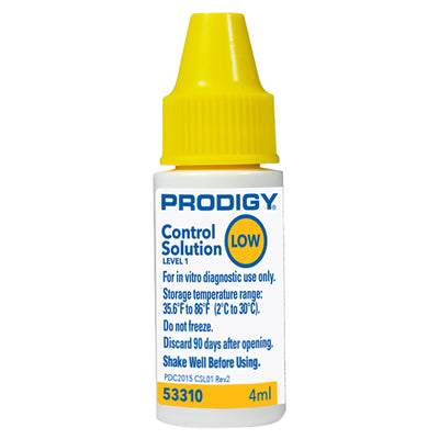 Prodigy® Blood Glucose Control Solution, Low Level, 1 Each (Diabetes Monitoring) - Img 1