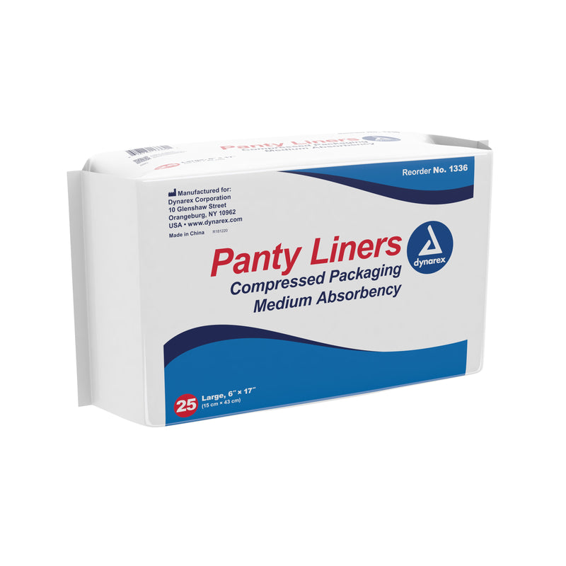 Dynarex® Medium Absorbency Bladder Control Pad, 6 x 17 Inch, 1 Case of 250 () - Img 1