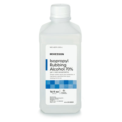 McKesson Isopropyl Alcohol Antiseptic, 16 oz. Bottle, 1 Case of 12 (Over the Counter) - Img 1