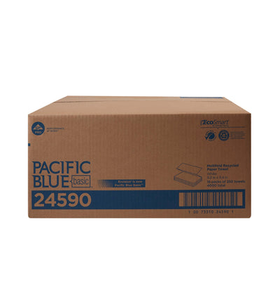 Pacific Blue Basic™ Recycled Multi-Fold Paper Towel, 250 Sheets per Pack, 1 Pack (Paper Towels) - Img 3