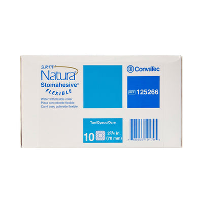 Sur-Fit Natura® Colostomy Barrier With 1 7/8-2½ Inch Stoma Opening, Tan, 1 Box of 10 (Barriers) - Img 4