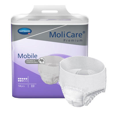 MoliCare® Premium Mobile Absorbent Underwear, Medium, 1 Case of 42 () - Img 1