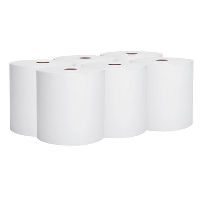 Scott Paper Towels, Hardwound, Continuous Roll, 8", White, 1 Case of 6 (Paper Towels) - Img 3