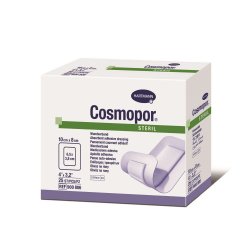 Cosmopor® White Adhesive Dressing, 3-1/8 x 4 Inch, 1 Box of 25 (General Wound Care) - Img 1