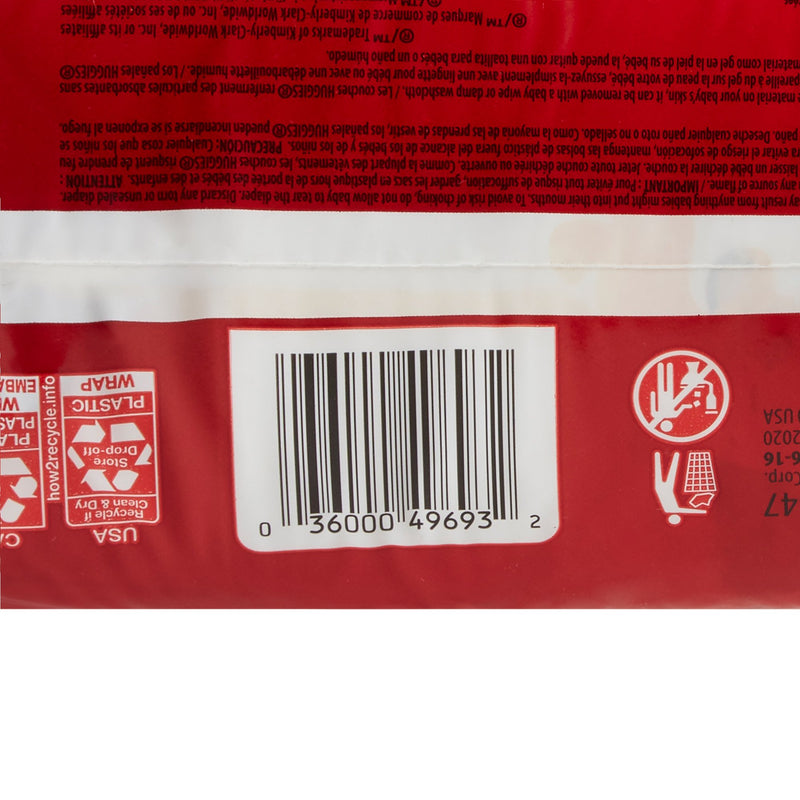 Huggies® Little Movers® Diaper, Size 6, 1 Case of 64 () - Img 3