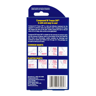 Compound W® Freeze Off® Dimethyl Ether / Propane Wart Remover, 1 Each (Over the Counter) - Img 2