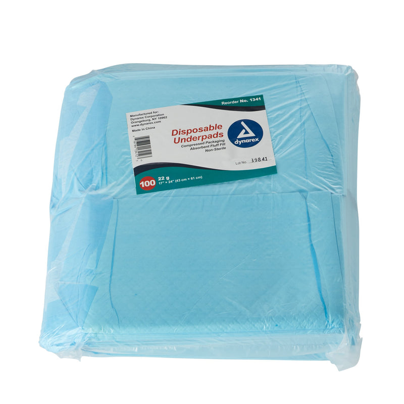 Dynarex® Absorbent Fluff Fill Underpad, 17 x 24 Inch, 1 Case of 300 (Underpads) - Img 4