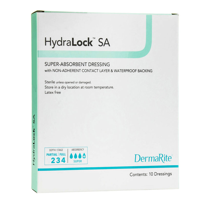 HydraLock™ Super Absorbent Dressing, 6 x 10 Inch, 1 Each (Advanced Wound Care) - Img 1