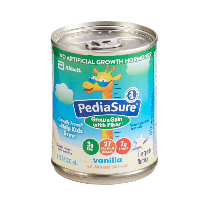 PediaSure® Grow & Gain with Fiber Vanilla Pediatric Oral Supplement, 8 oz. Can, 1 Each () - Img 1