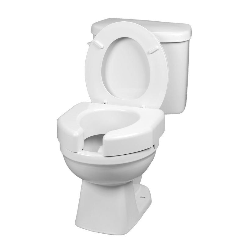 Maddak Basic Open Front Elevated Toilet Seat, 1 Each (Raised Toilet Seats) - Img 2