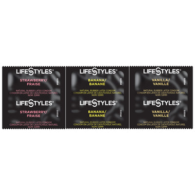 Lifestyles® Condom, Assorted Flavors, 1 Case (Over the Counter) - Img 1