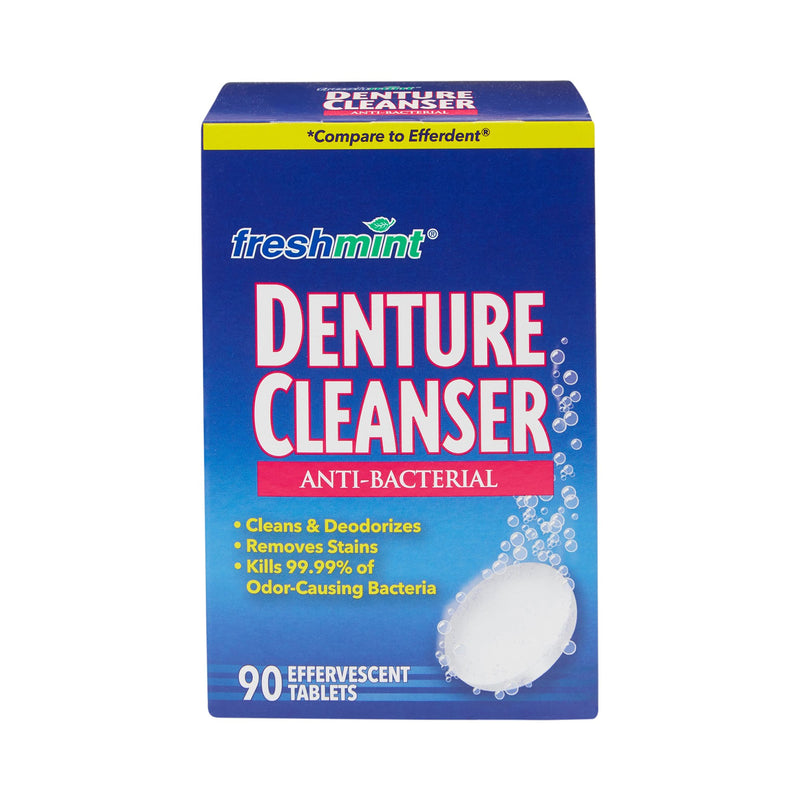 freshmint® Denture Cleanser Anti-Bacterial Tablets, 1 Case of 24 (Mouth Care) - Img 3