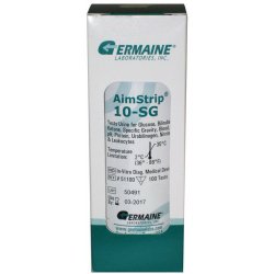 AimStrip® Reagent for use with AimStrip Urine Analyzer, Glucose, Bilirubin, Ketone, Specific Gravity, Blood, pH, Protein, Urobilinogen, Nitrite, Leukocytes test, 1 Each () - Img 1