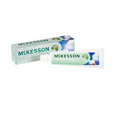 McKesson Toothpaste, Mint Flavor, Tube, 2.75 oz, 1 Case of 144 (Mouth Care) - Img 1