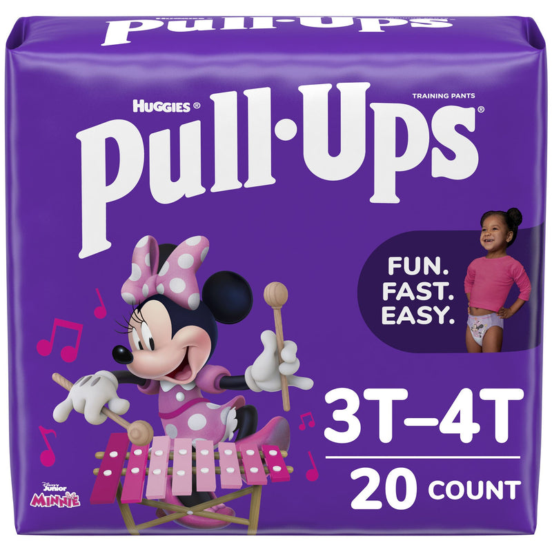 Huggies Pull-Ups® Learning Designs® for Girls Training Pants, 3T to 4T, 1 Pack of 20 () - Img 1