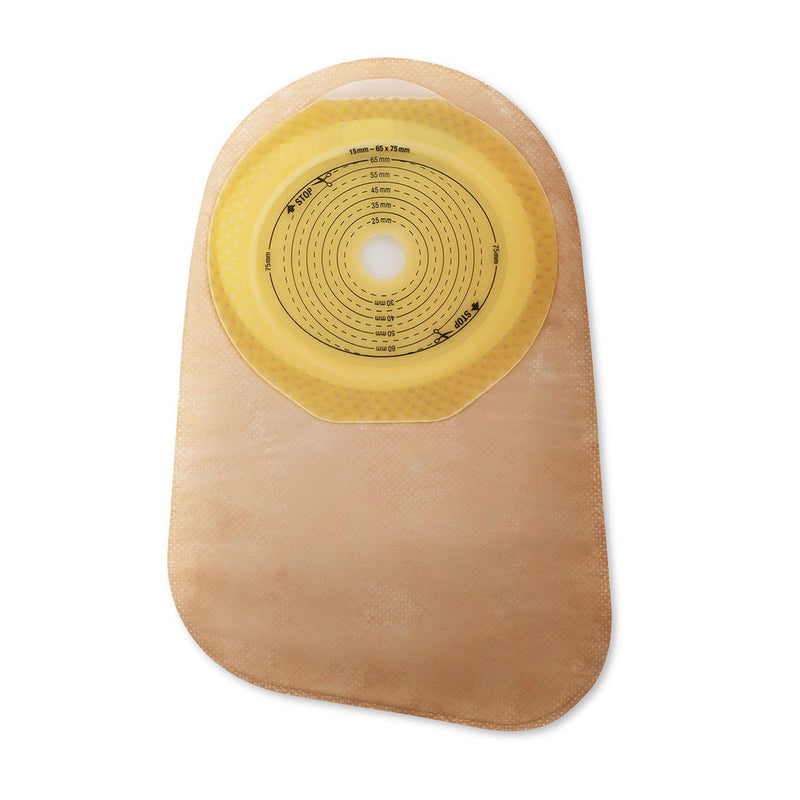 Premier™ One-Piece Closed End Beige Colostomy Pouch, 9 Inch Length, 1-3/16 Inch Stoma, 1 Box of 30 (Ostomy Pouches) - Img 2