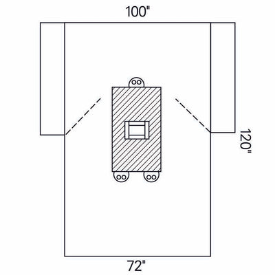 Halyard Sterile Transverse Laparotomy Abdominal Drape, 100 x 72 x 120 Inch, 1 Each (Procedure Drapes and Sheets) - Img 1
