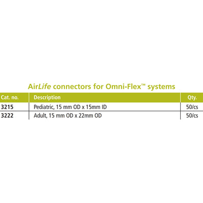 AirLife® Connector, 1 Case of 50 (Respiratory Accessories) - Img 3