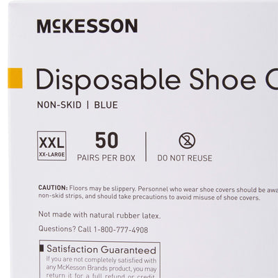 McKesson Shoe Covers, 2X-Large, Nonskid Sole, Blue, 1 Box (Shoe Covers) - Img 5