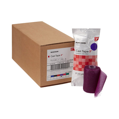 McKesson Purple Cast Tape, 3 Inch x 4 Yard, 1 Box of 10 (Casting) - Img 5