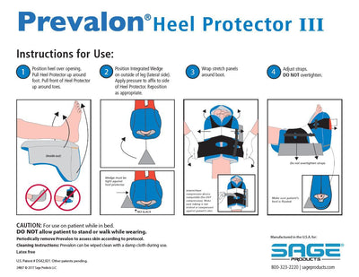 Prevalon® Heel Protector Boot with Wedge, 1 Case of 8 (Heel / Elbow Protectors) - Img 5