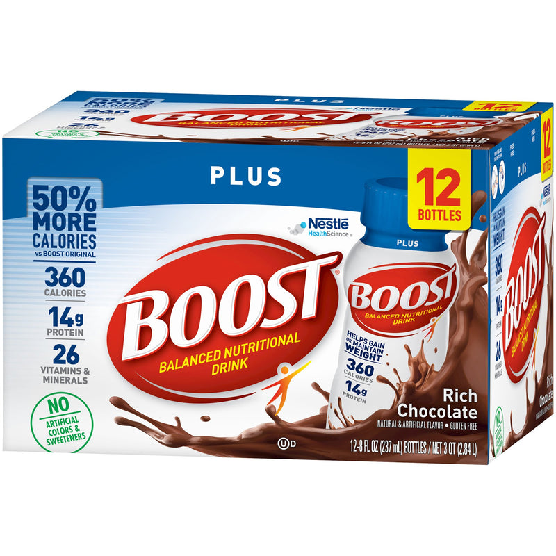 Boost® Plus Chocolate Oral Supplement, 8 oz. Bottle, 1 Case of 24 (Nutritionals) - Img 6