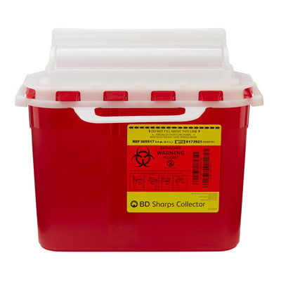 BD™ Sharps Container, 5.4 Quart, 12 x 12 x 4-4/5 Inch, 1 Each () - Img 1