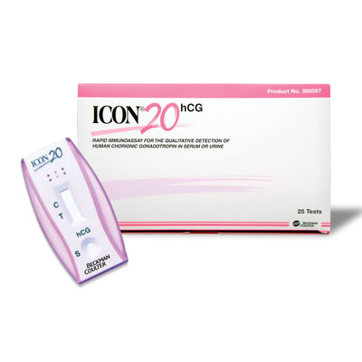 Icon® 20 hCG Pregnancy Fertility Rapid Test Kit, 1 Box (Test Kits) - Img 1