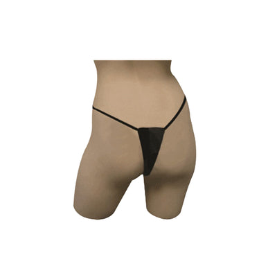 Dukal Reflections™ Spa Thong Panty, Black, 1 Case of 1000 (Underwear) - Img 2