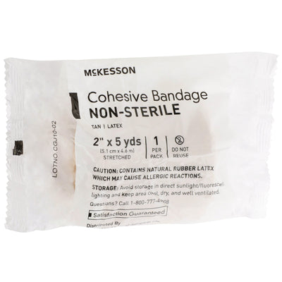 McKesson Self-adherent Closure Cohesive Bandage, 2 Inch x 5 Yard, 1 Case of 36 (General Wound Care) - Img 6