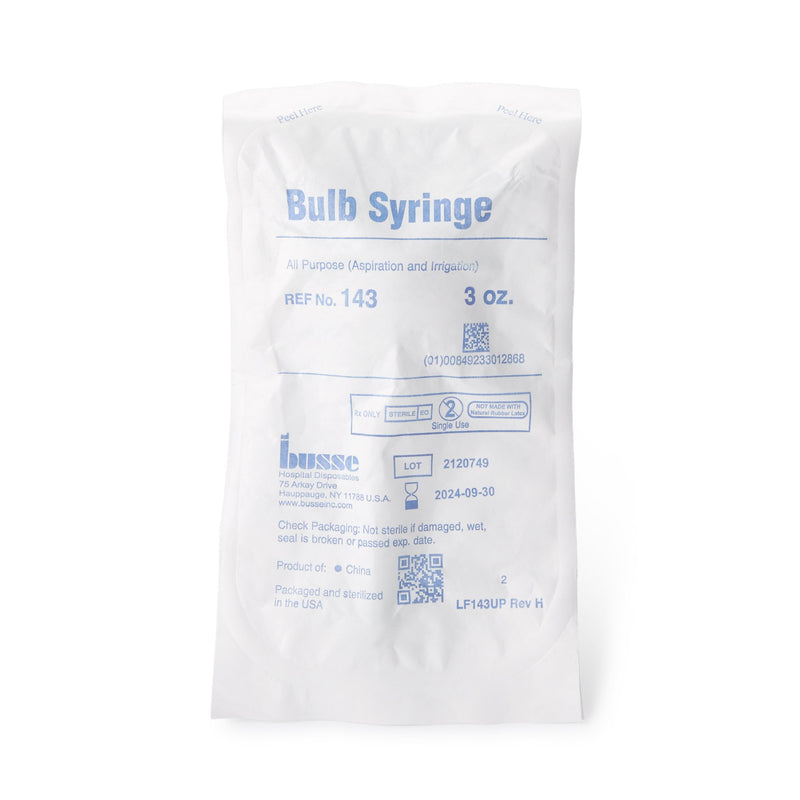 Busse Hospital Disposables Ear / Ulcer Bulb Syringe, 1 Case of 50 (Syringes) - Img 3