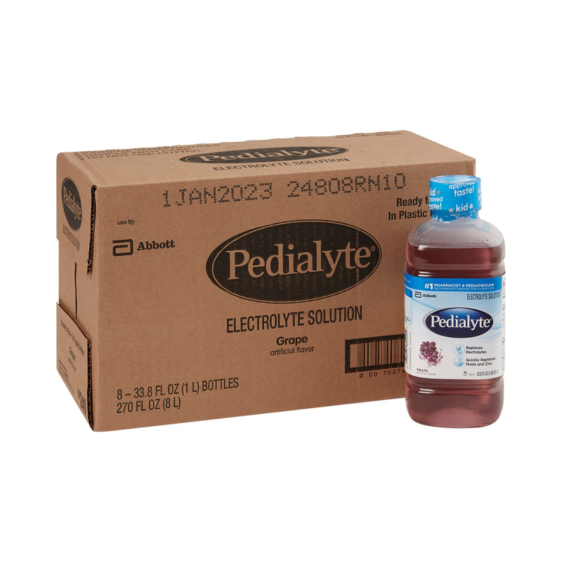 Pedialyte® Grape Oral Electrolyte Solution, 1 Liter, 1 Each () - Img 7
