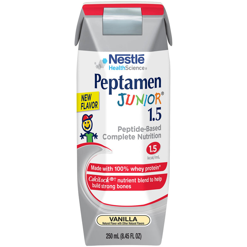 Peptamen Junior® 1.5 Vanilla Pediatric Oral Supplement / Tube Feeding Formula, 8.45 oz. Tetra Prisma®, 1 Case of 24 () - Img 1