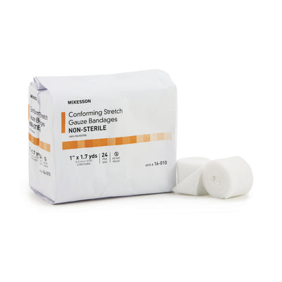 McKesson NonSterile Conforming Bandage, 1 Inch x 1-7/10 Yard, 1 Bag of 24 (General Wound Care) - Img 5