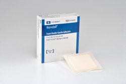 Kendall™ Border Gentle Adhesion Silicone Adhesive with Border Silicone Foam Dressing, 5½ x 5½ Inch, 1 Each (Advanced Wound Care) - Img 1