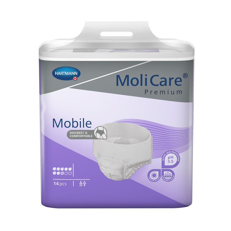 MoliCare® Premium Mobile Absorbent Underwear, X-Large, 1 Bag of 14 () - Img 2