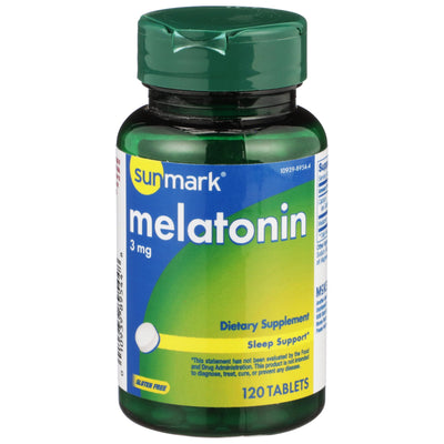 sunmark® Melatonin Natural Sleep Aid, 1 Bottle (Over the Counter) - Img 4